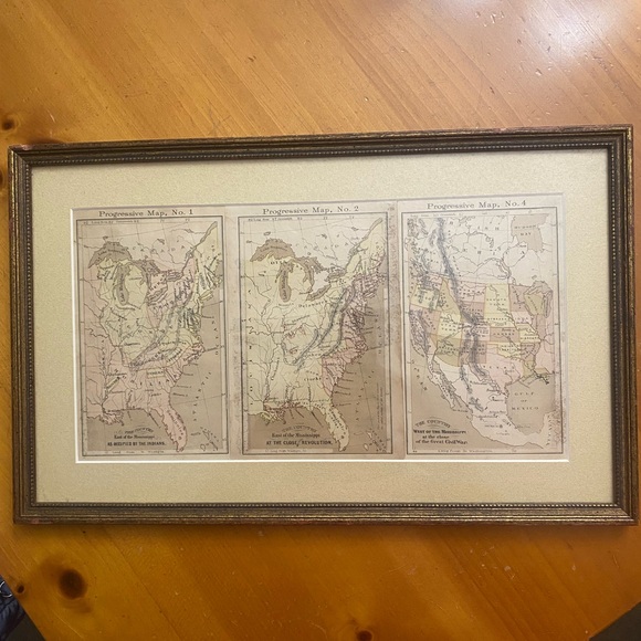 Antique Other - Antique Maps of Eastern United States Vintage